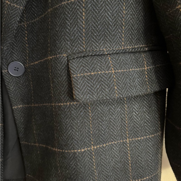 Navy Checkered Blazer - Picture 5 of 5